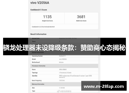 骁龙处理器未设降级条款：赞助商心态揭秘